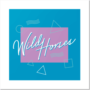 Wild Horses - 80s Style 1 Posters and Art